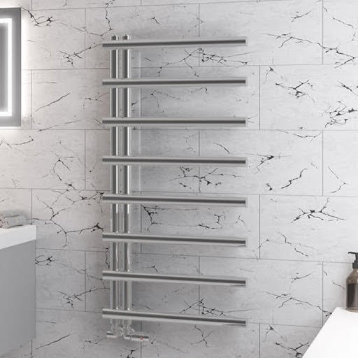 Solaro Marlow E-Style 1150 x 600mm Heated Towel Radiator - Chrome