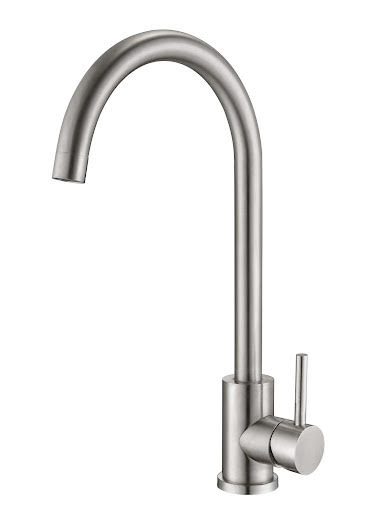 Reginox Taravo Single Lever Kitchen Mixer Tap - Brushed Nickel - TARAVO BN