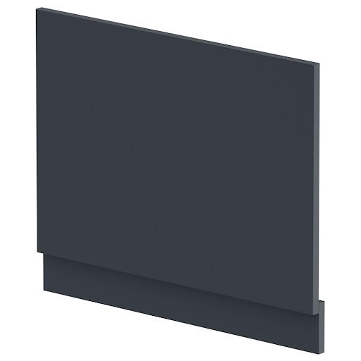 Hudson Reed Matt Black Bath Panel 700mm - End MDF BPR1411