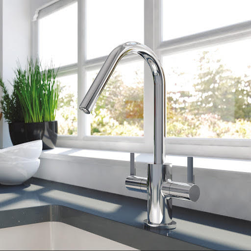 Bristan Cashew Easyfit Kitchen Mixer Tap Chrome  CSH EFSNK C