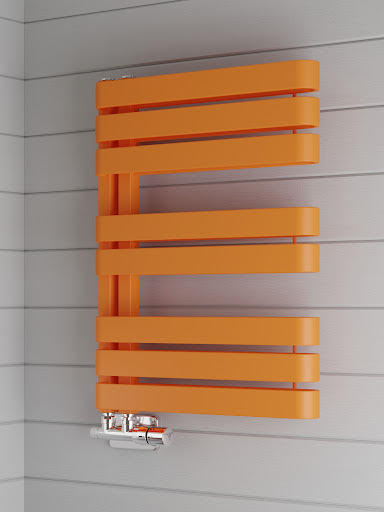 Terma Warp S Heated Towel Radiator Matt Orange 655 x 500mm