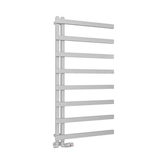 Solaro Platani 1150 x 600mm Heated Towel Radiator - Matt Grey