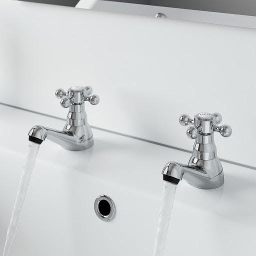 Park Lane Oxford Basin Pillar Taps