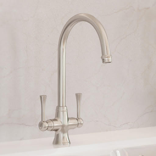 Rangemaster Estuary Traditional Kitchen Mixer Tap - Brushed - TES1BF