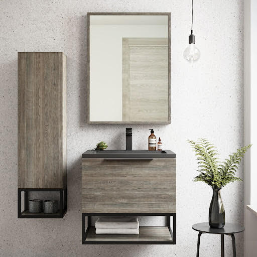 Scudo Ambience Recessed Bathroom Basin 480mm Grey
