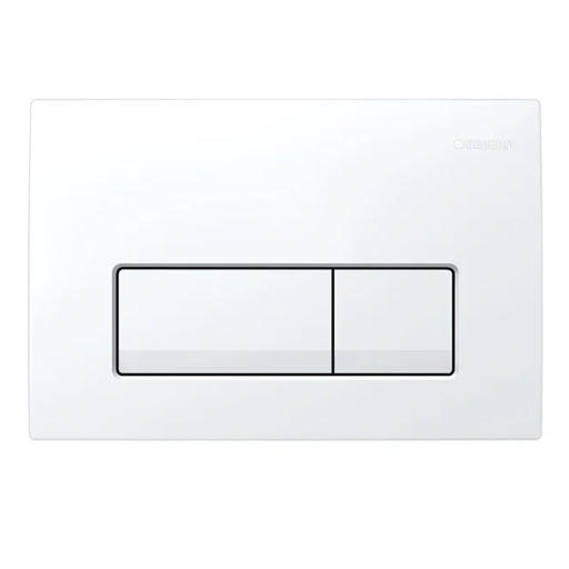 Geberit Delta50 Dual Flush Plate for Concealed Cisterns - White