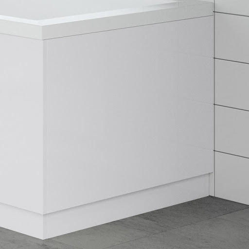 Artis White Gloss MDF Bath End Panel 750mm