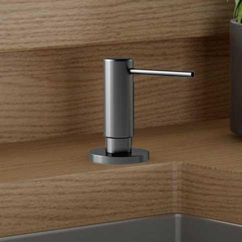 Insinkerator Integrated Kitchen Worktop Soap Dispenser - Satin Black