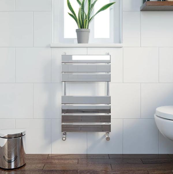 DuraTherm Dual Fuel Towel Radiator 650 x 400mm - Chrome