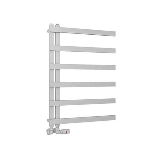 Solaro Platani 800 x 600mm Heated Towel Radiator - Matt Grey
