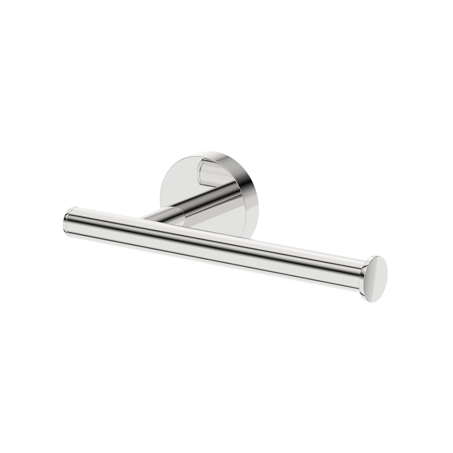 Bathroom Toilet Roll Holder Chrome Round Wall Mounted Stylish Modern | eBay