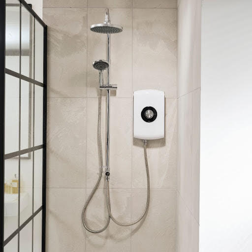 Triton Amore DuElec® 9.5kW Dual Electric Shower - Gloss White