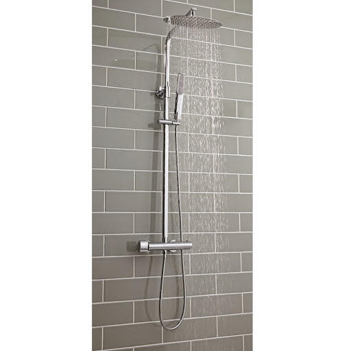 Merano Thermostatic Mixer Shower Oval Bar Valve Oval Drench Head and Adjustable Head