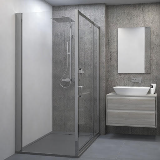 Ideal Standard i.life Ultra Flat S Non Slip Shower Tray 1200 x 800mm Concrete Grey - T5220FS