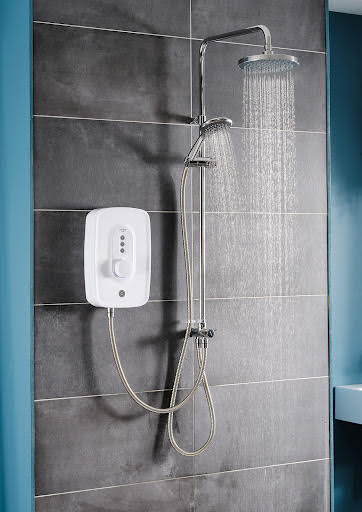 Triton Danzi DuElec Electric Shower White 9.5kW