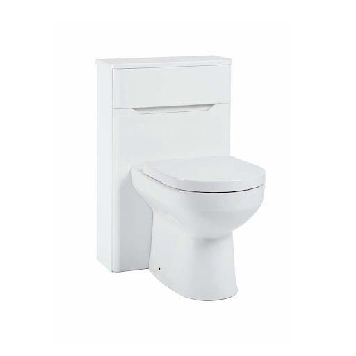 Scudo Ella White Back To Wall Toilet Unit Only 500mm