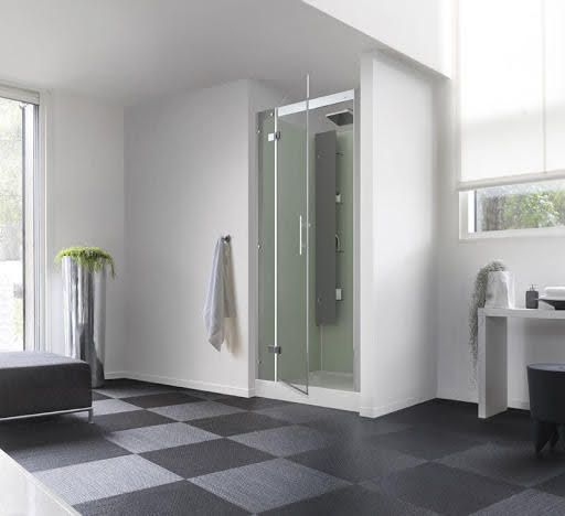 Hydrolux D Shaped Quadrant Shower Enclosure 6mm Glass No Tray Waste Free Standing Shower Stalls Shower Stall Kits Quadrant Shower Enclosures
