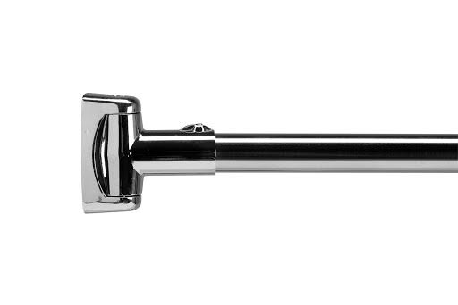 Croydex Telescopic Curved Shower Curtain Rail Chrome Ad108541