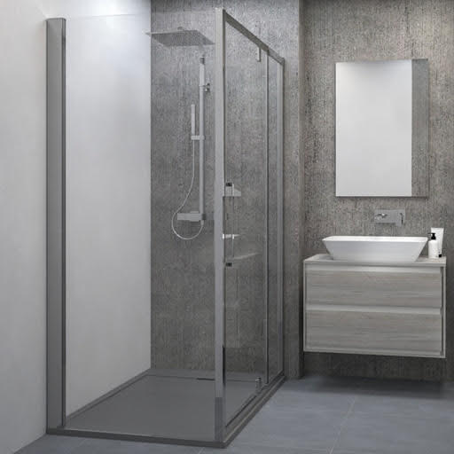 Ideal Standard i.life Ultra Flat S Non Slip Shower Tray 1200 x 1000mm Concrete Grey - T5228FS