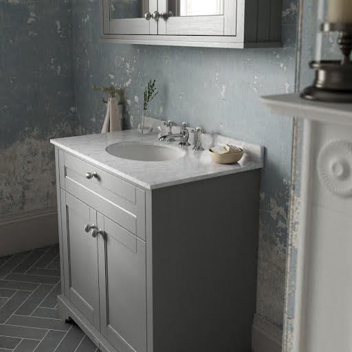 Park Lane Worcester Storm Grey Traditional Bathroom Furniture Plumbworld