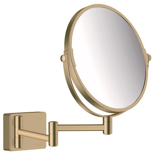 hansgrohe AddStoris Shaving Mirror - Brushed Bronze