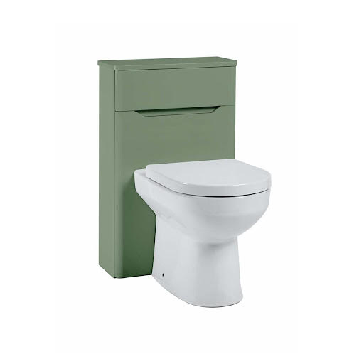 Scudo Ella Green Back To Wall Toilet Unit Only 500mm
