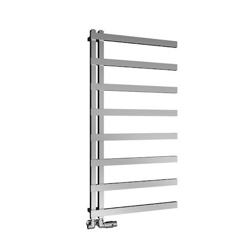 Solaro Platani 1150 x 600mm Heated Towel Radiator - Chrome