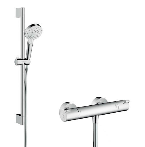 hansgrohe Crometta Ecostat Thermostatic Bar Mixer Shower - 27812400