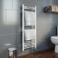 White Heated Towel Rails