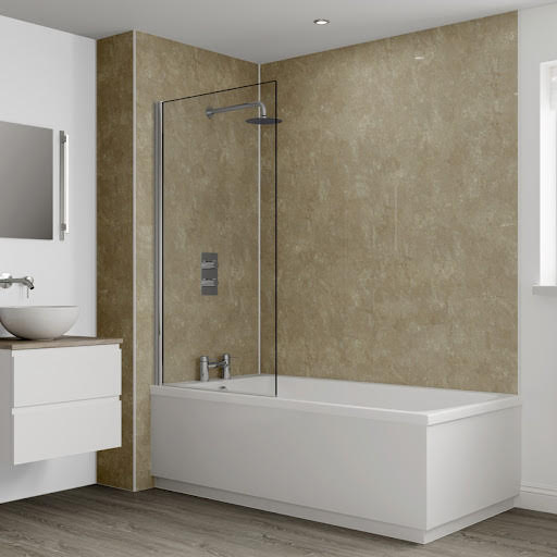 Multipanel Classic Travertine Wall Panel Hydrolock 2400 x 598mm