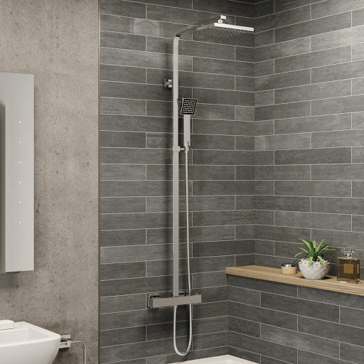 Architeckt Thermostatic Mixer Shower Square Drench Head