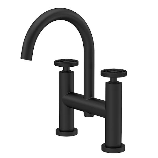 Hudson Reed Revolution Black Bath Filler Tap